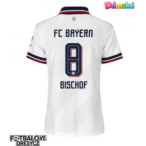 Bayern Munich Tom Bischof #8 Dámské Venkovní Dres 2026-27 Krátký Rukáv Bayern Munich Tom Bischof #8 Dámské Venkovní Dres 2026-27 Krátký Rukáv